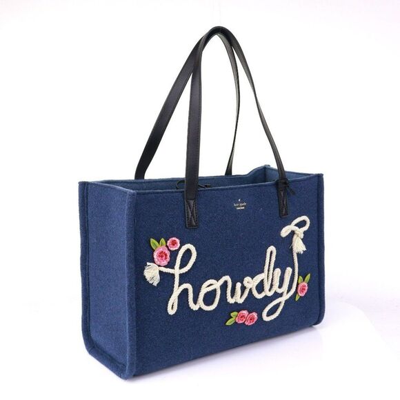 NWT Kate Spade New York WILD ONES HOWDY XL SAM TOTE - Picture 5 of 11
